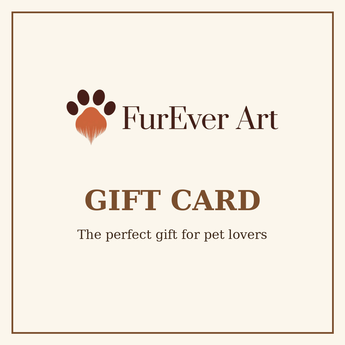 FurEver Art Gift Card