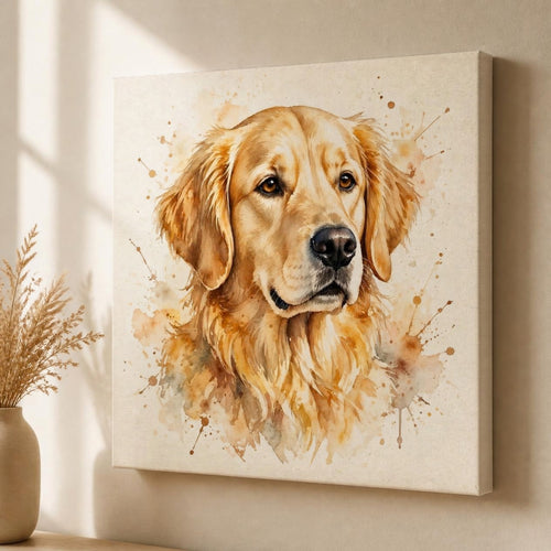 canvas watercolor product mockup